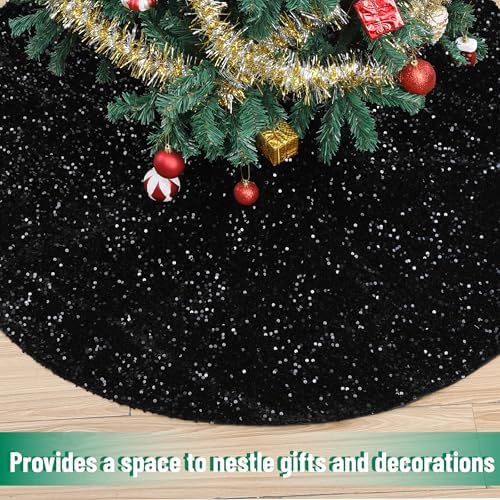 Mr. Pen- Sequin Christmas Tree Skirt and Tree Collar - Image 6
