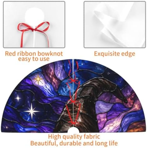 Magic Halloween Witch's Hat 30 36 48 Inch Christmas Tree Skirt Carpet Mat Funny Party Decor Supplies for Xmas Halloween Decorations Occasion - Image 5