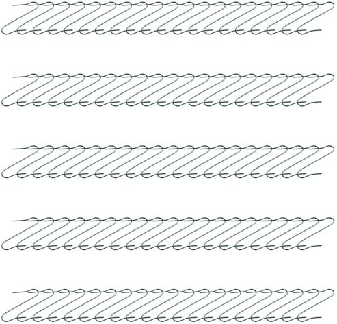 100PCS Christmas Tree Hooks Metal S-Shaped Ornament Hangers for Bauble Hanging Decoration Wires Green Gold Silver 4cm(Green) - Image 2