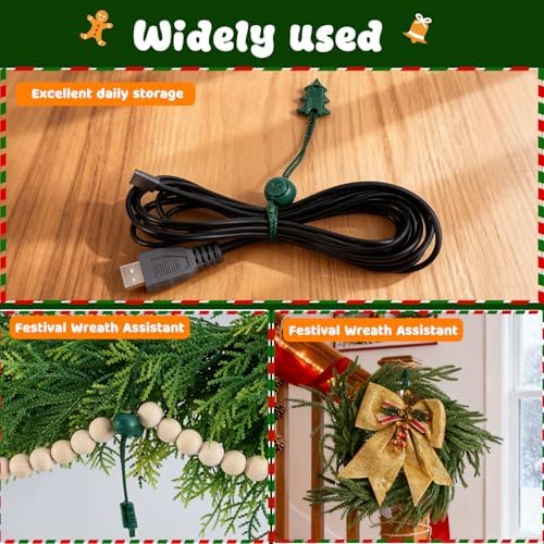 13 Pcs Ornament Hooks for Hanging Christmas Decorations, Anti-Slip Design - Image 6
