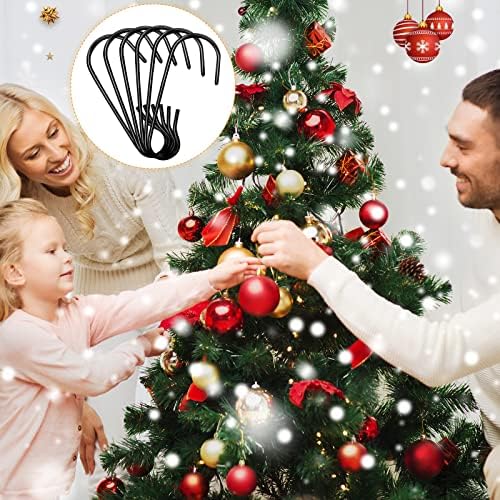 Hotop 240 Pcs Halloween Ornament Hooks Black Ornament Hangers - Image 5