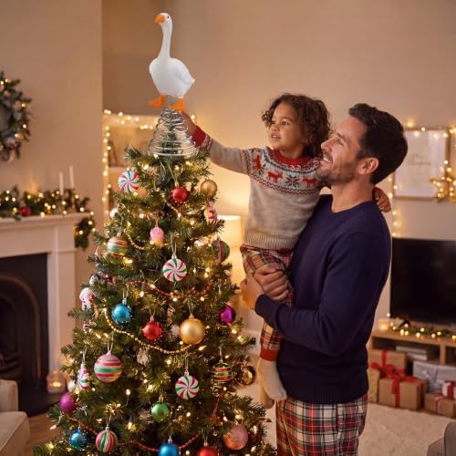 Gejoy Goose Tree Topper Christmas Tree Decoration - Image 5