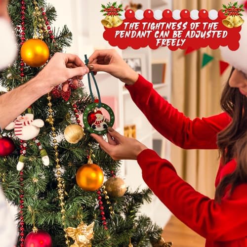Daifunli 24 Pcs Christmas Adjustable Decoration Hooks, Green - Image 5