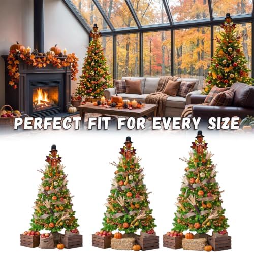 Soulchen 21 in Fall Turkey Tree Topper, Thanksgiving Christmas Tree Topper - Image 4
