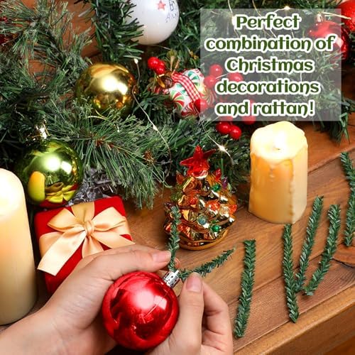 Jutom 100 Pcs Christmas Pine Ornament Hooks, 4" Long, 0.28" Diameter - Image 3