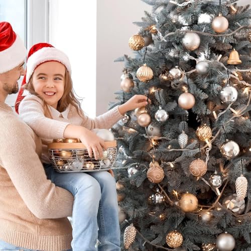 JUNEBRUSHS 150Pcs Black Ornament String for Christmas Tree, Adjustable Ribbon Hangers Christmas Ties String Ribbon Loops for Ornament Hanging Tree Decorations - Image 6