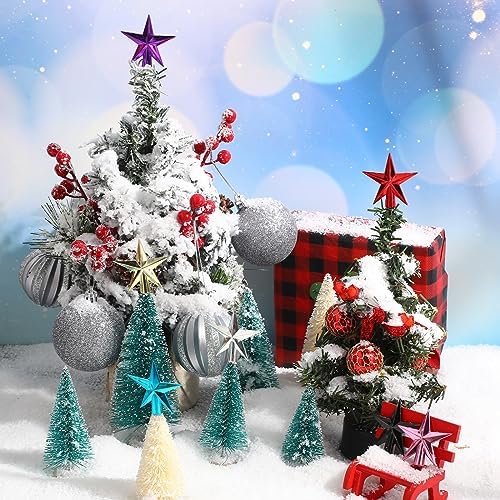 Hanaive Christmas Tree Topper Mini Star Small,Pink,1.77 Inch,Plated - Image 6