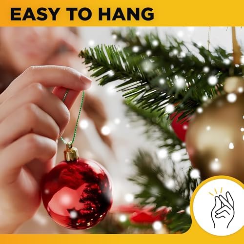 Christmas Ornament Hangers with Snap 200 pcs - Green Christmas Ornament Hooks - Ornament String with Snap for Christmas Tree Holiday Party - Image 5