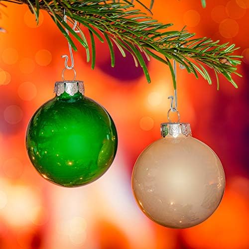 Tatuo 201 Pieces Christmas Ornament Hooks Ornament Hangers Xmas Metal Wire Hooks with Storage Box for Christmas Tree Decoration (Silver) - Image 3