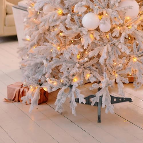LIOOBO Christmas Tree Stand: 0.74 in Hole 9Inch Plastic Replacement Xmas Tree Base, Christmas Decoration Base - Image 2