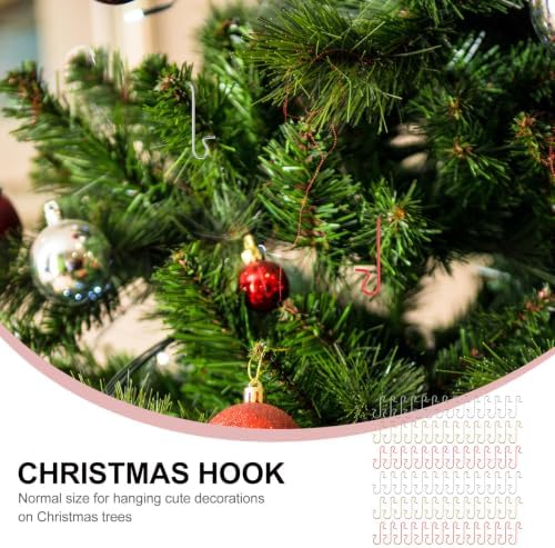150pcs Christmas Ornament Hooks Swirl Shape Stainless Steel - Image 7