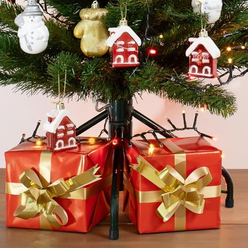 Metal Christmas Tree Stand for Artificial Tree: Replacement Christmas Tree Base Universal Folding Xmas Tree Stand Heavy Duty Christmas Tree Stand Bracket for Christmas Artificial Trees - Image 6