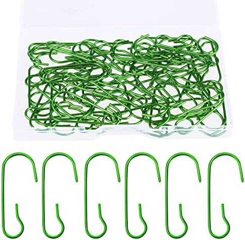 Hotop 120 Pcs Halloween Ornament Hooks Green Ornament Hangers by HOTOP