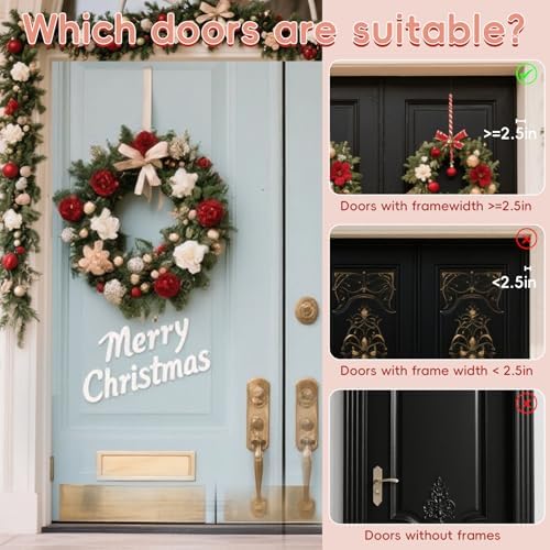 Front Door Garland Hanger Suitable for 32"-80" Width Doors - Image 5