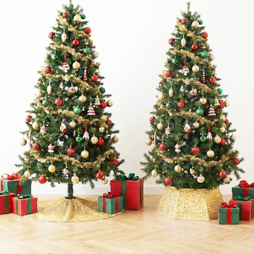 Mr. Pen- Sequin Christmas Tree Skirt and Tree Collar - Image 3