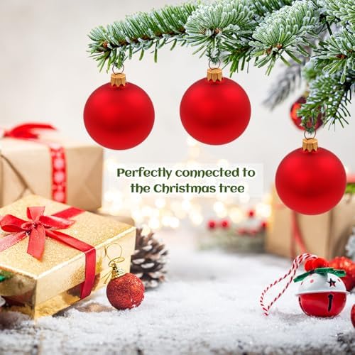 Jutom 100 Pcs Christmas Pine Ornament Hooks, 4" Long, 0.28" Diameter - Image 5