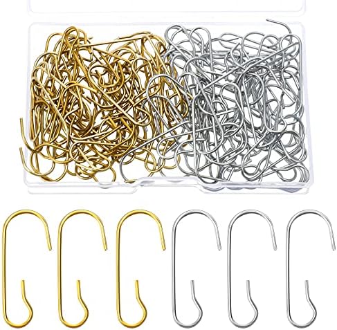Hotop 120 Pcs Halloween Ornament Hooks Gold Silver Ornament Hangers by HOTOP