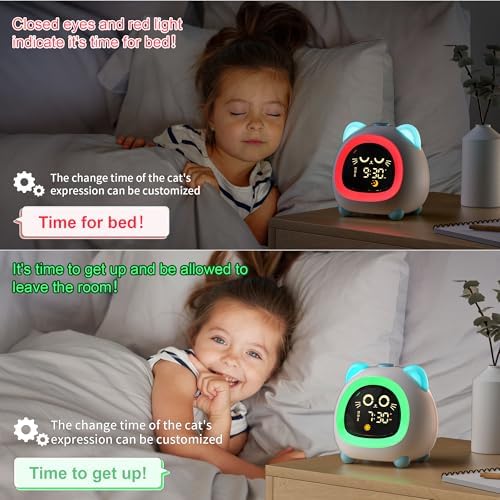 ANALOI Alarm Clock for Kids, Ok to Wake Clock for Girls, Sleep Training - Image 2