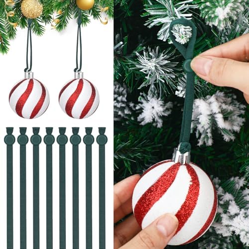 Daifunli 24 Pcs Christmas Adjustable Decoration Hooks, Green by Huiinen