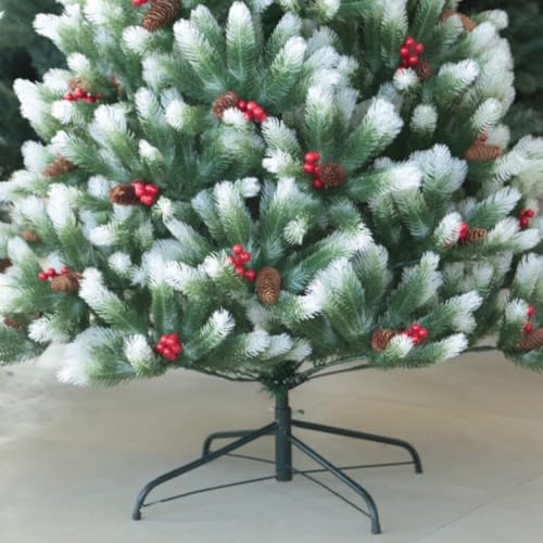 HOMSFOU 2pcs Sturdy Metal Xmas Tree Stand Quadripod Base for Christmas Tree - Image 4