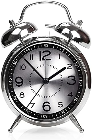 AYRELY?? Super Loud Alarm Clock for Heavy Sleepers Adults, Metal 4.5 Inches - Image 3