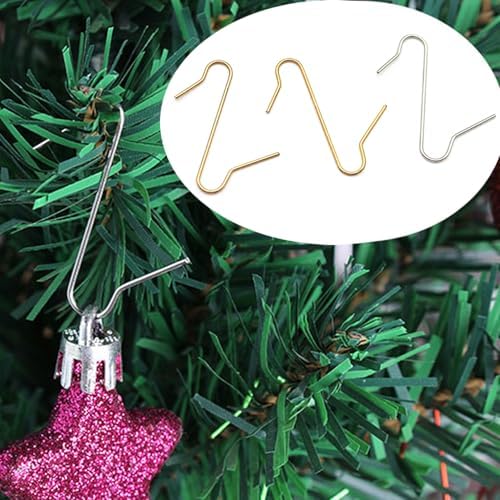 200PCS Christmas Ornament Hooks Christmas Tree Ornament Hanger - Image 4