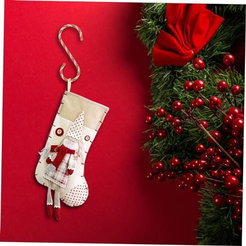 Cabilock 10pcs Christmas Hooks Decorative Ornament Hangers for Easy Installation Trees Doors and Windows Multi Functional Stocking and Ornament Holders for Festive Decor - Image 3