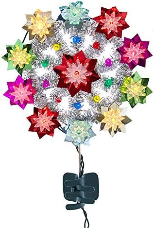 Kurt S. Adler 11-Inch 11-Light Multi-Color Retro Reflector Tree Topper - Image 2