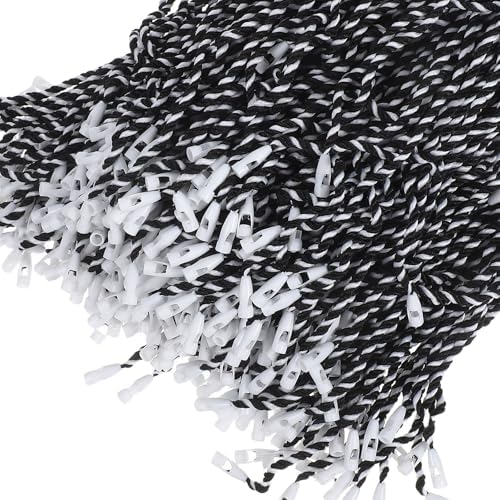 500pcs Black Ornament Hanging Ropes with Plastic Buckles - Image 3