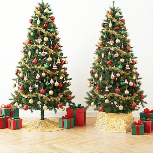 Mr. Pen- Sequin Christmas Tree Skirt and Tree Collar - Image 4