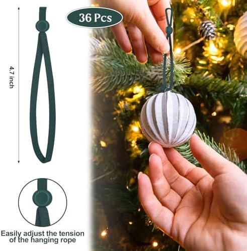 Daifunli 36 Pcs Christmas Adjustable Decoration Hooks, Green - Image 2