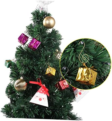 Outanaya 100 Pcs Ornament Hooks Decorative s Hooks for Christmas Tree Easy to Use Wreath Hangers - Image 3