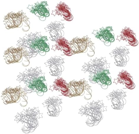 100 Xmas Hooks Durable Iron Wire Hanging Hooks for Ornaments and Holiday Displays (2) - Image 3