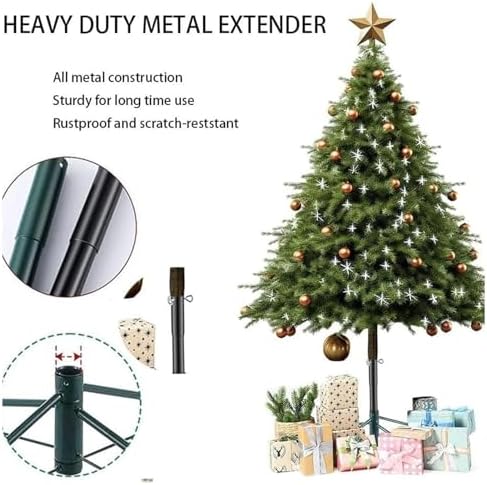 Christmas Tree Stand Extender Iron Seasonal Decor Riser - Image 4