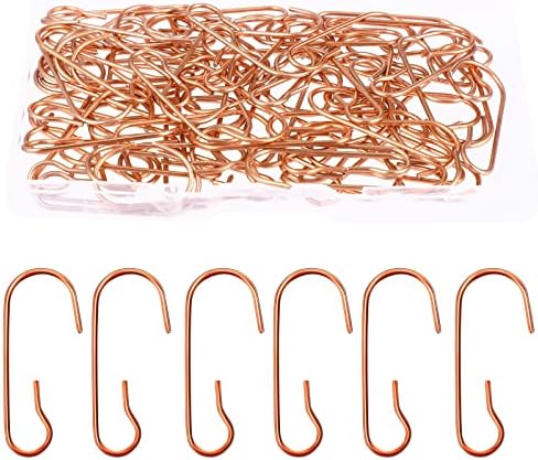 Hotop 120 Pcs Halloween Ornament Hooks Rose Gold Ornament Hangers by HOTOP