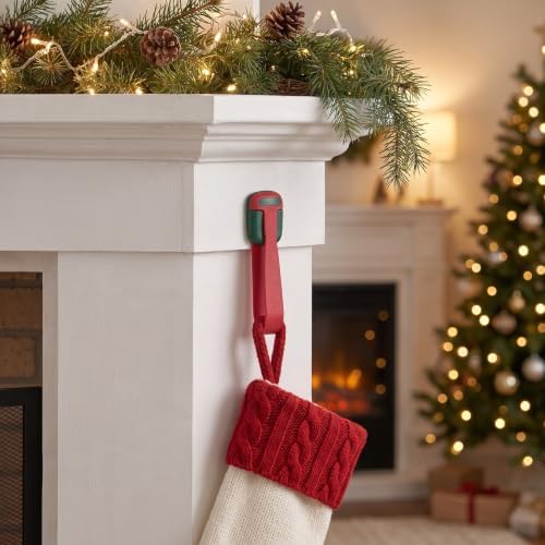 VICASKY Christmas Hangers Hooks Hanging Plastic 4pcs Ornament Wreath - Image 5