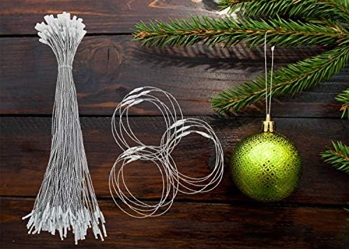 Christmas Tree Ornament String Hanger Precut Ribbon Hook with Snap Fastener - Image 3