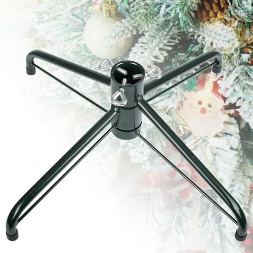 Christmas Tree Stand, Folding Xmas Tree Stand Metal Christmas Tree Stand for Artificial Tree Folding Stand,Christmas Tree Base, Fits 0.5-1.25 Inch Pole by Unknown
