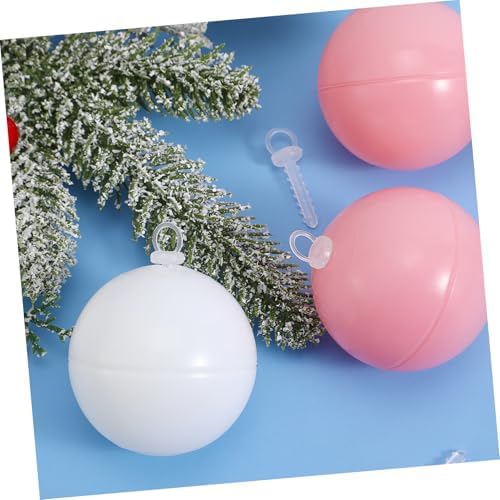 100pcs Transparent Caps for Crafting Hanging Pendant Holders for Christmas Tree Ornaments Unique Fashionable Fittings for Creative Projects - Image 3