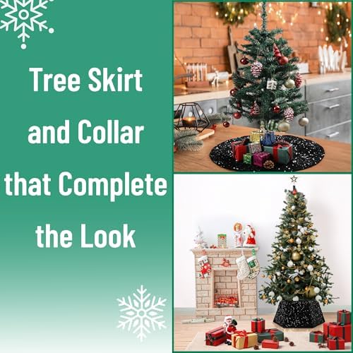 Mr. Pen- Sequin Christmas Tree Skirt and Tree Collar - Image 3