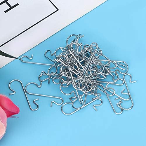 Aramox Christmas Tree Hook Metal S Shape Ornament Hooks 100pcs 1.2 X - Image 6