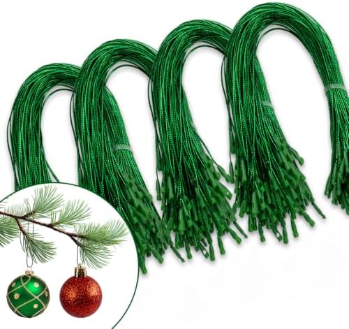 Christmas Tree Ornament String Hanger Precut Ribbon Hook with Snap Fastener by kockuu