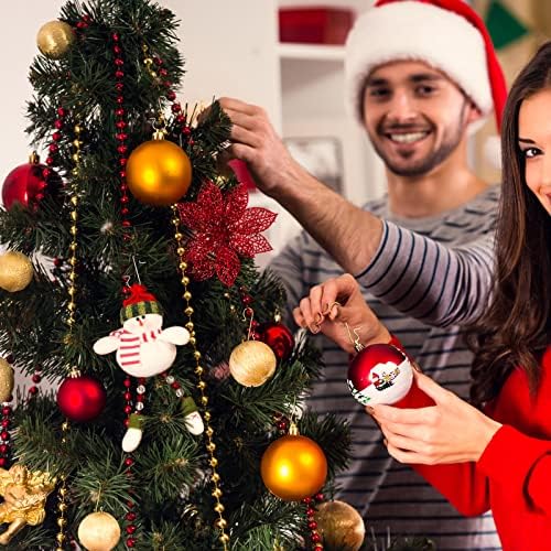 Tatuo 400 Pieces Christmas Ornament Hooks Ornament Hangers Xmas Metal Wire Hooks with Storage Box for Christmas Tree Decoration (Gold,Silver) - Image 5