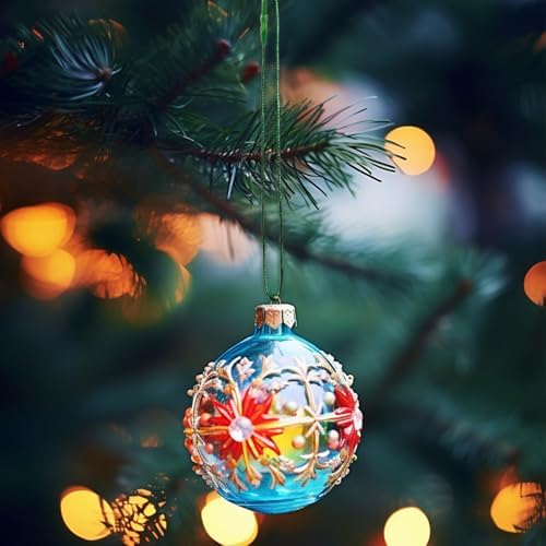 Christmas Tree Ornament String Hanger Precut Ribbon Hook with Snap Fastener - Image 6