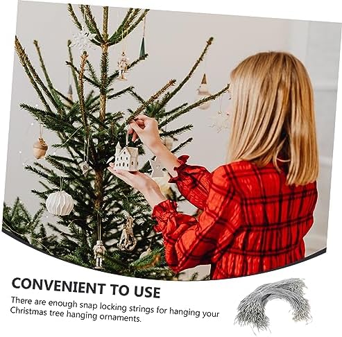 1bag Christmas Tree Ornament Ropes for Crafting Hanging Decor Supplies for Holiday Decorations and Party Ornament Ropes - Image 6