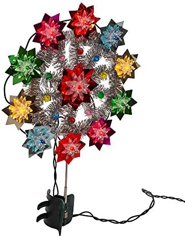 Kurt S. Adler 11-Inch 11-Light Multi-Color Retro Reflector Tree Topper by KurtSAdler