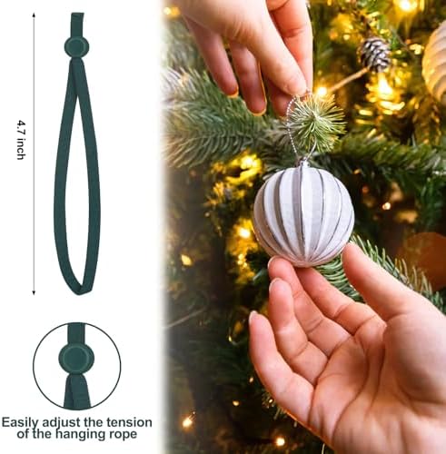 Daifunli 24 Pcs Christmas Adjustable Decoration Hooks, Green - Image 2