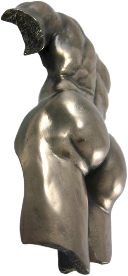 Veronese Design Bronze Finish Nude Male Backside Plaque Wall Decor Erotic Art