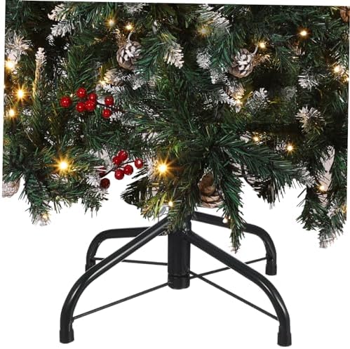 Healeved Artificial Christmas Tree Stand Metal Christmas Tree Stands Iron Christmas Tree Pot Base for Christmas Tree by Healeved