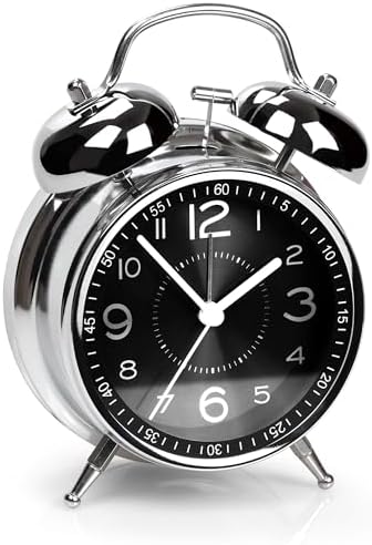 AYRELY?? Super Loud Alarm Clock for Heavy Sleepers Adults, Metal 4.5 Inches by AYRELY